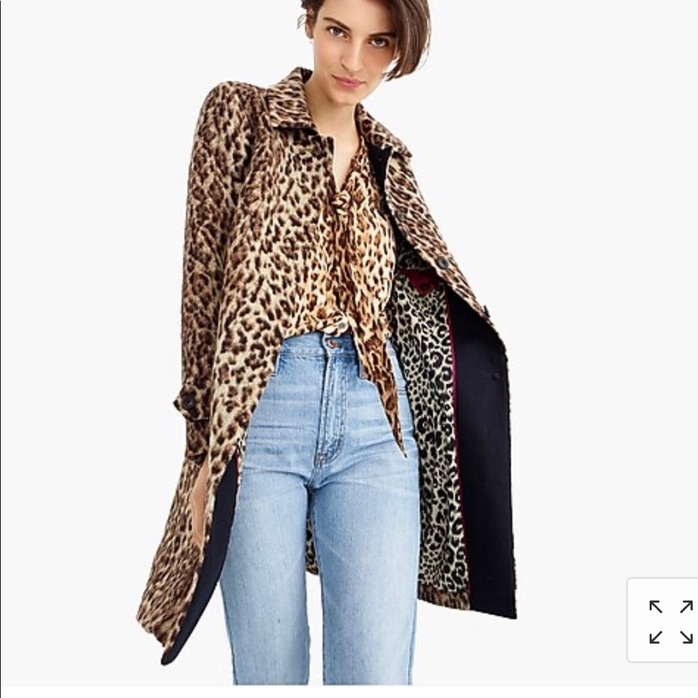 Double leopard topcoat